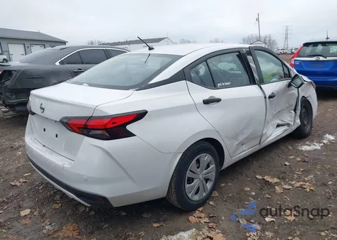 2020 Nissan Versa S Xtronic Cvt from USA, damaged, VIN 3N1CN8DV2LL856865